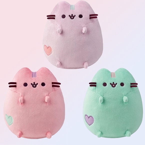 BRAND NEW with TAGS Bundle of 3 XL Fiesta Pusheen 13 Inch Pastel Plushies